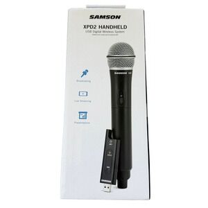 Samson XPD2 Handheld USB Digital Wireless Microphone System HXD1 RXD2 Black